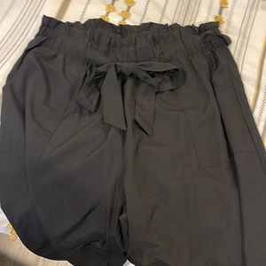 Paper bag waisted pant